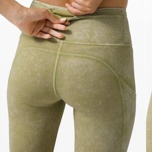 lululemon athletica Olive Green Leggings